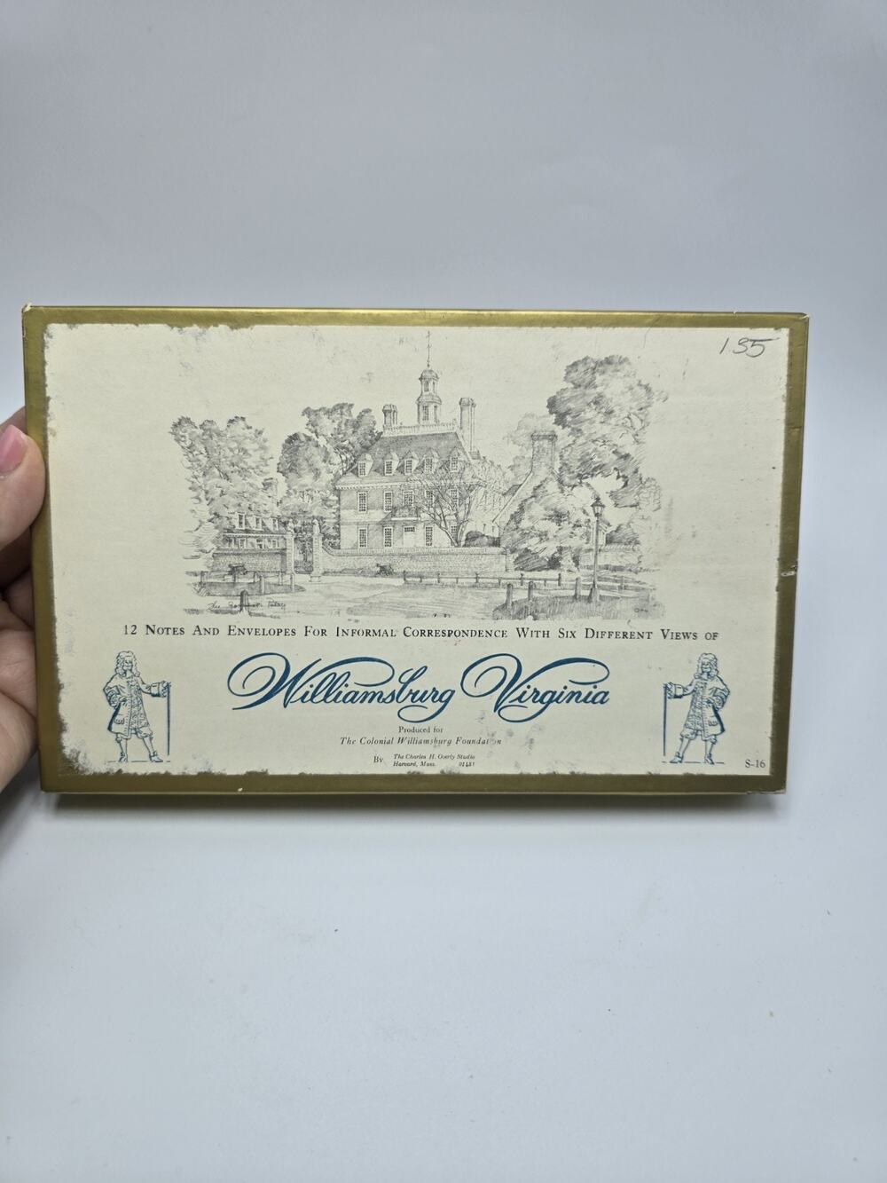 Note Cards & Envelopes (2660Misctote) 6 Views 1957 Williamsburg